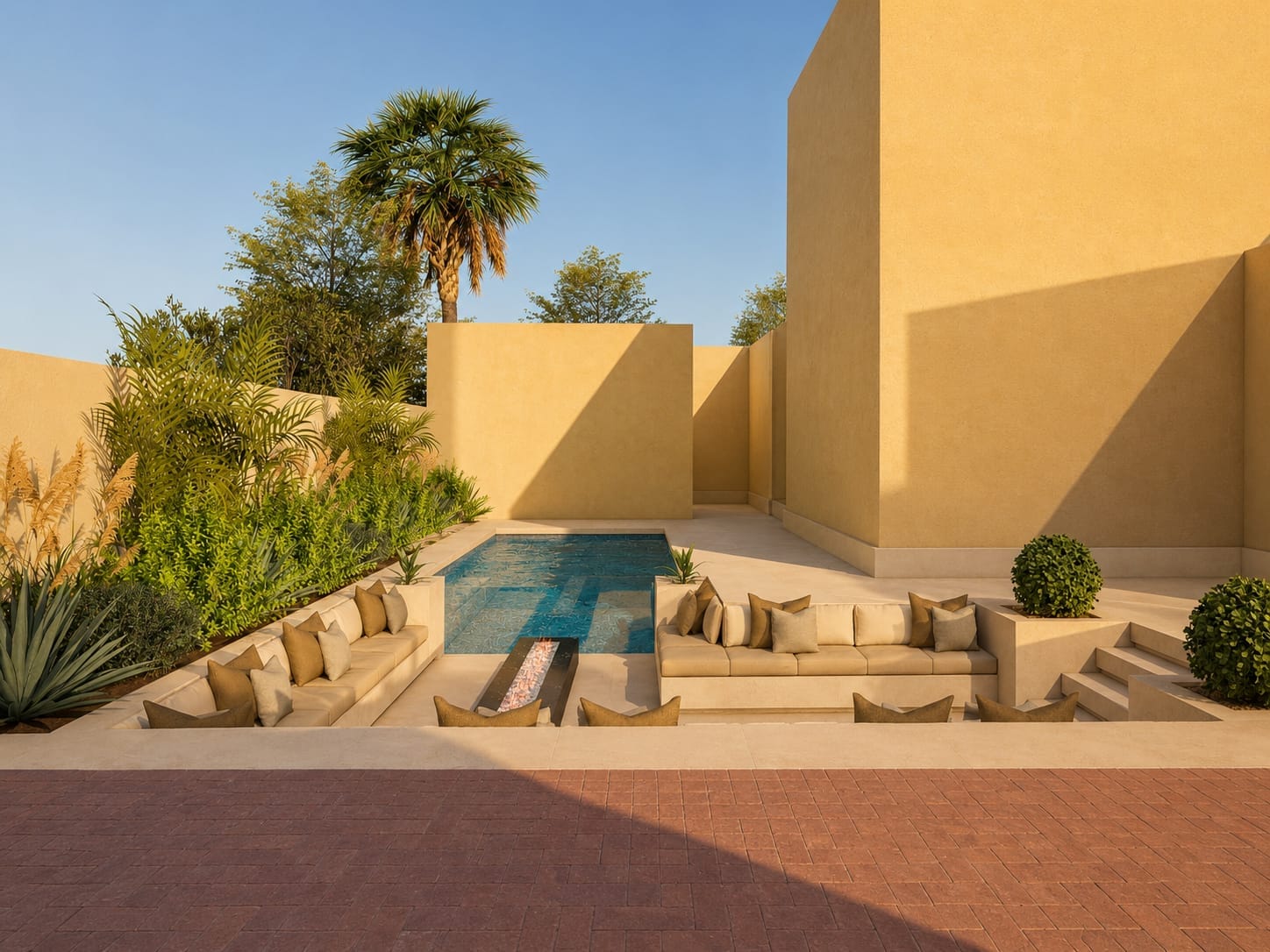 Swiming pool and Landscape